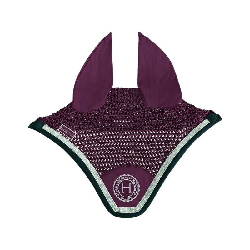 Harcour - Bonnet pour chevaux Fredy bordeaux