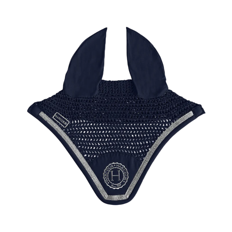 Harcour - Bonnet pour chevaux Fredy marine