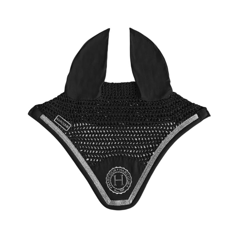 Harcour - Bonnet pour chevaux Fredy noir