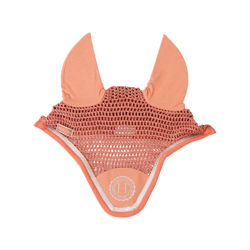 Harcour - Bonnet pour chevaux Fredy rose aurore