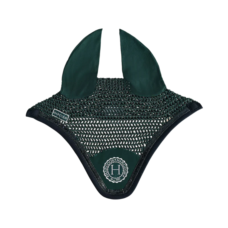 Harcour - Bonnet pour chevaux Fredy vert jungle