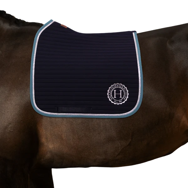 Harcour - Tapis de dressage Karembar marine/ paon