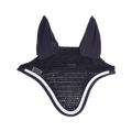 Harcour - Bonnet pour chevaux Feeby marine/ blanc