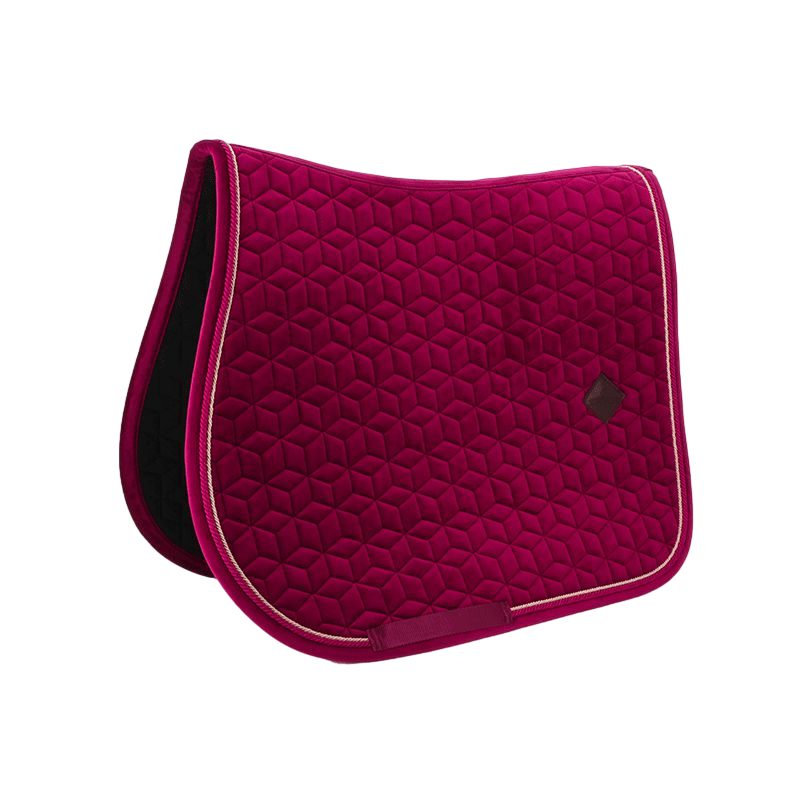 Kentucky Horsewear - Tapis de selle Velvet jumping Fuchsia