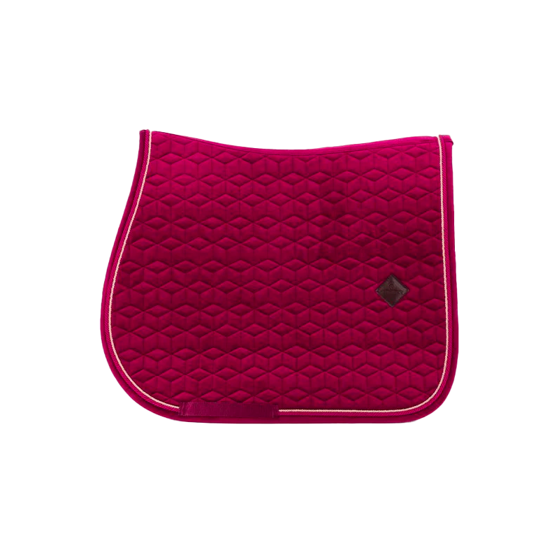 Kentucky Horsewear - Tapis de selle Velvet jumping Fuchsia