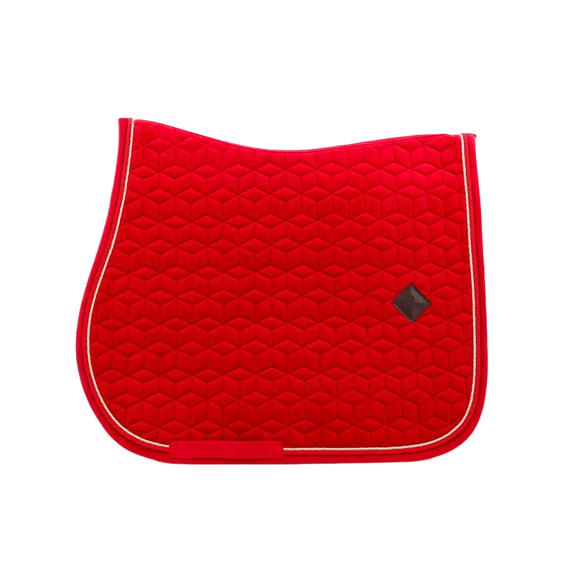 Kentucky Horsewear - Tapis de selle Velvet jumping Rouge