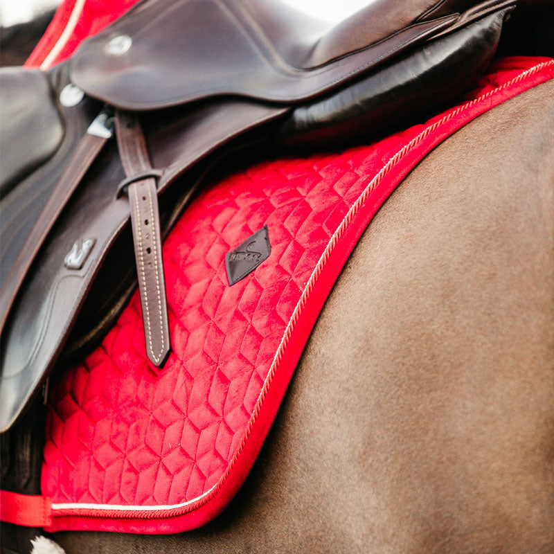Kentucky Horsewear - Tapis de selle Velvet jumping Rouge