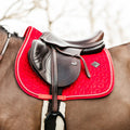 Kentucky Horsewear - Tapis de selle Velvet jumping Rouge