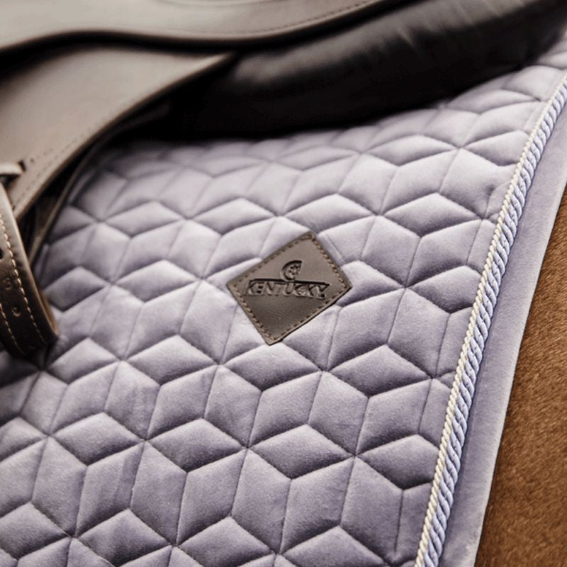 Kentucky Horsewear - Tapis de selle Velvet Jumping Violet