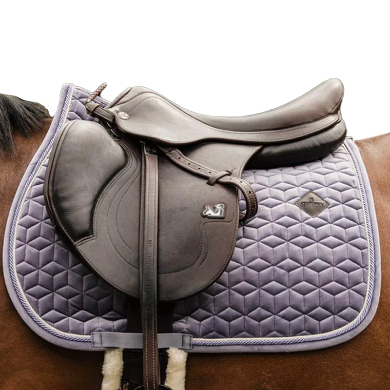 Kentucky Horsewear - Tapis de selle Velvet Jumping Violet