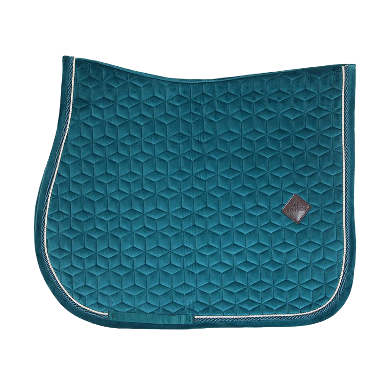 Kentucky Horsewear - Tapis de selle Velvet Jumping Emeraude