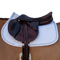 Kentucky Horsewear - Tapis de selle Glitter Rope blanc
