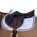 Kentucky Horsewear - Tapis de selle Glitter Rope blanc et noir