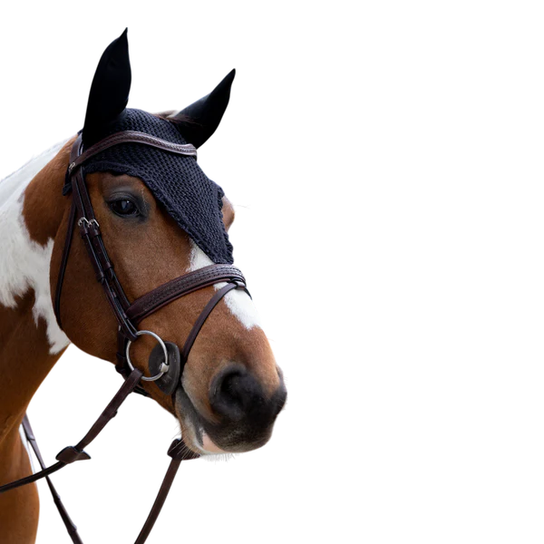 Kentucky Horsewear - Bonnet anti-bruit long marine