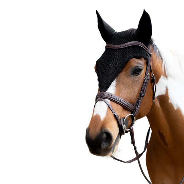 Kentucky Horsewear - Bonnet anti-bruit long noir