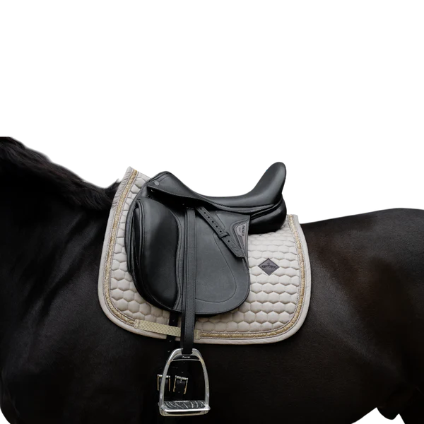 Kentucky Horsewear - Tapis de dressage Glitter Band beige