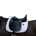 Kentucky Horsewear - Tapis de dressage Glitter Band blanc/ blanc