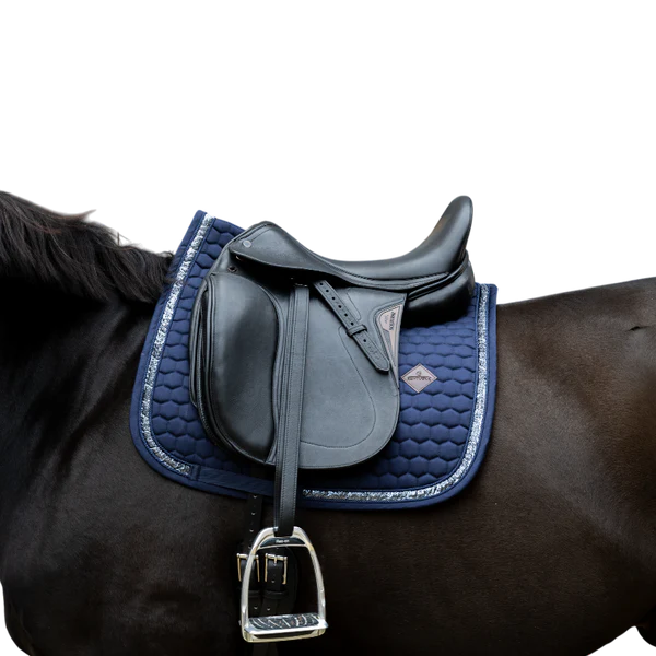 Kentucky Horsewear - Tapis de dressage Glitter Band marine