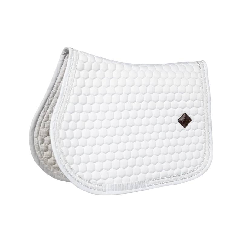 Kentucky Horsewear - Tapis de selle Glitter Band blanc/ blanc