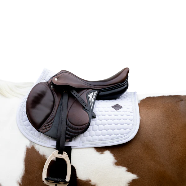 Kentucky Horsewear - Tapis de selle Glitter Band blanc/ blanc