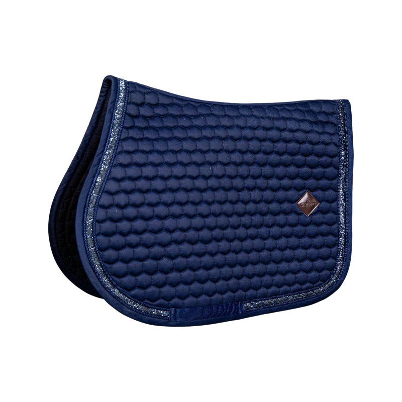 Kentucky Horsewear - Tapis de selle Glitter Band marine