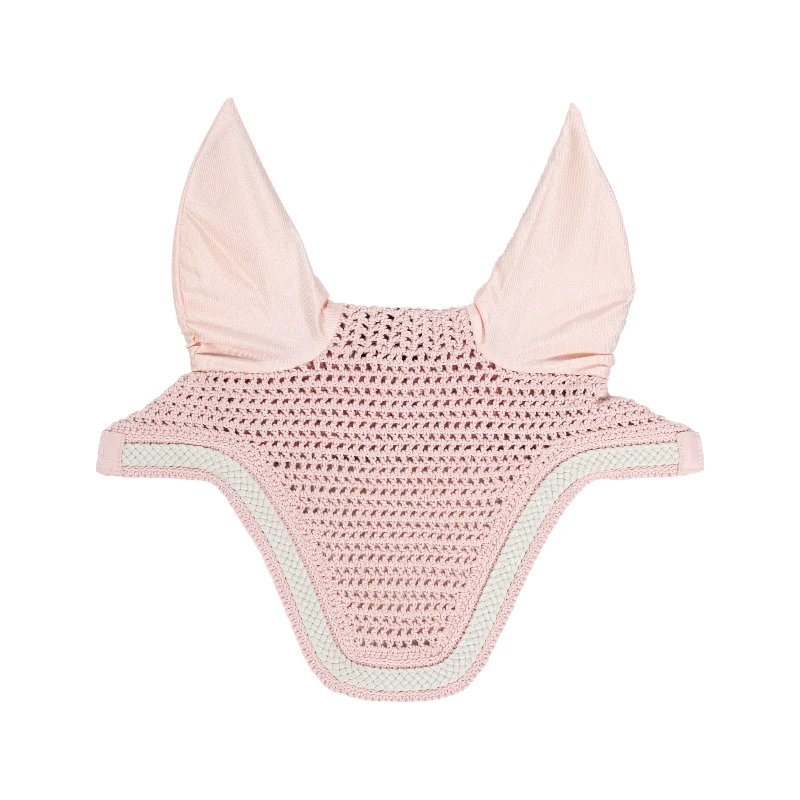 Kentucky Horsewear - Bonnet pour chevaux Wellington Plaited Cord rose pâle