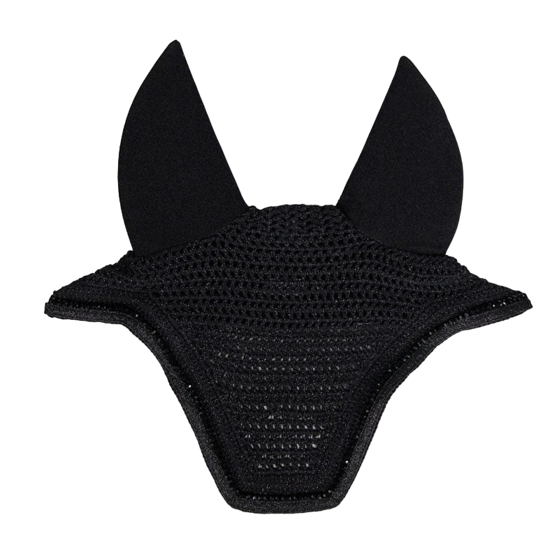 Kentucky Horsewear - Bonnet anti-bruit Glitters noir