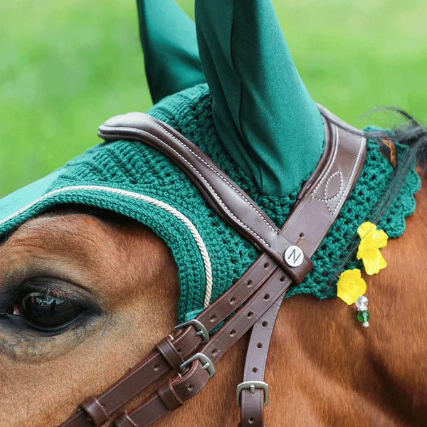 Kentucky Horsewear - Bonnet Wellington velvet vert foncé