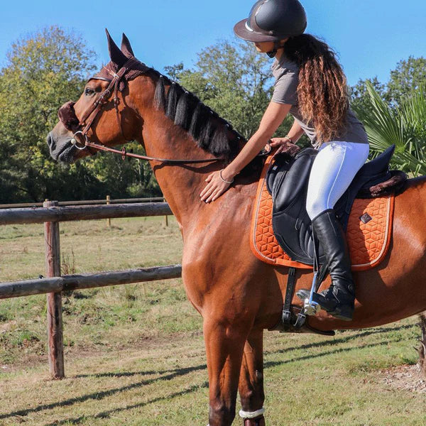Kentucky Horsewear - Tapis de dressage Velvet Orange