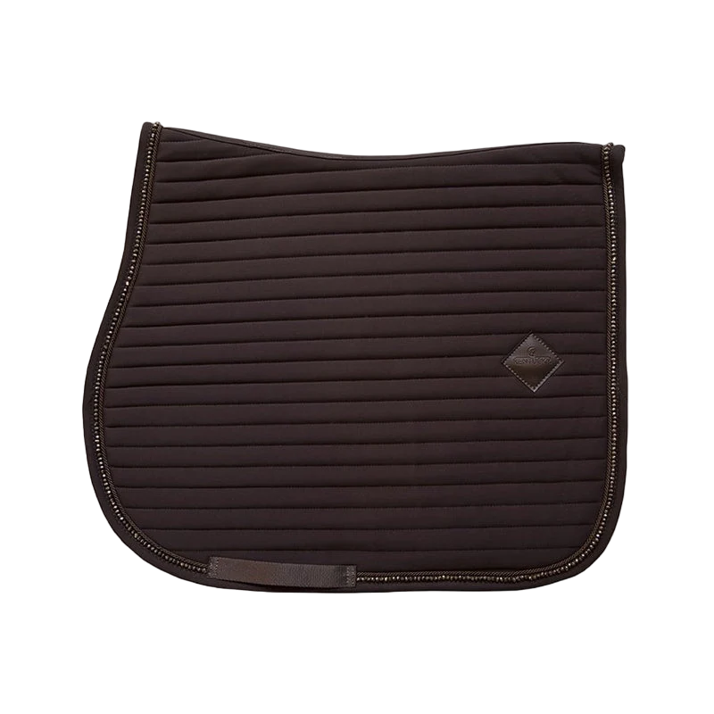 Kentucky Horsewear - Tapis de selle Pearls marron