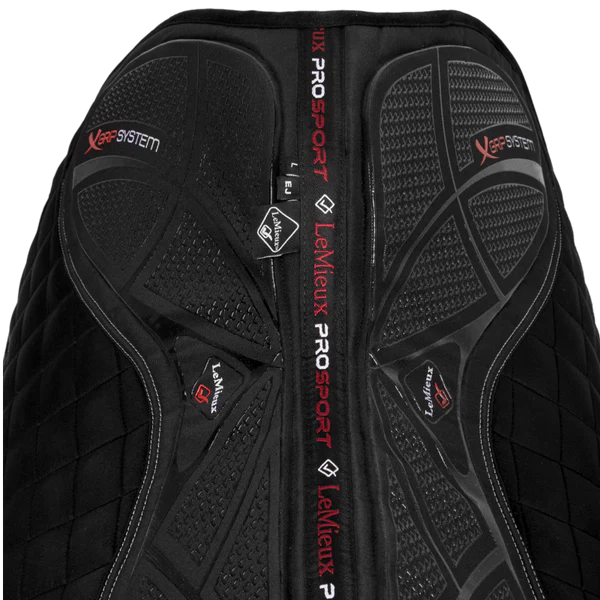 LeMieux - Tapis de selle Square X-Grip Silicone EuroJump noir
