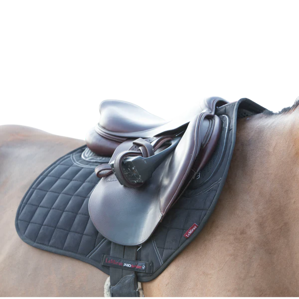 LeMieux - Tapis de selle Square X-Grip Silicone EuroJump noir