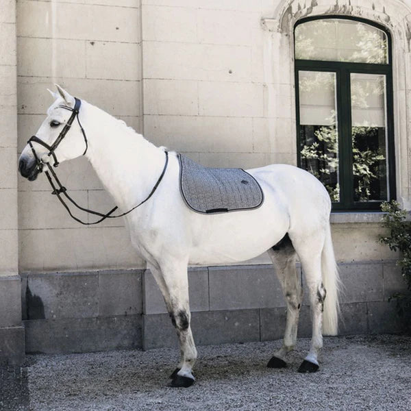 Kentucky Horsewear - Tapis de selle Pied de Poule noir