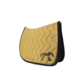 Pénélope - Tapis de selle Classique moutarde / noir