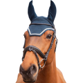 Pénélope - Bonnet pour chevaux Diamant bleu canard/blanc