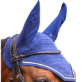Pénélope - Bonnet pour chevaux Diamant bleu roi/blanc
