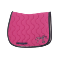 Pénélope - Tapis de selle Classique fuchsia et marine