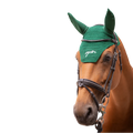 Pénélope - Bonnet pour chevaux coton vert foncé