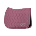Pénélope - Tapis de selle Diamant lilas/ blanc