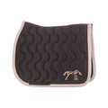 Pénélope - Tapis de selle Diamant noir/ blanc/ rose gold