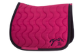 Pénélope - Tapis de selle Diamant fuschia/ marine