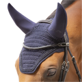 Pénélope - Bonnet pour chevaux anti-bruit Strass marine