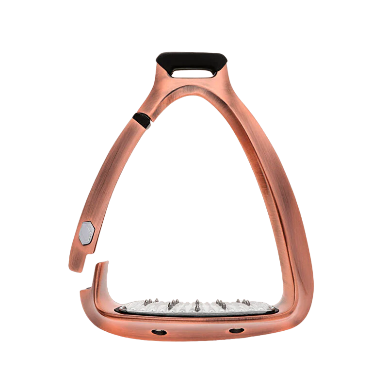 Samshield - Étriers Shield'rup pink gold brossé
