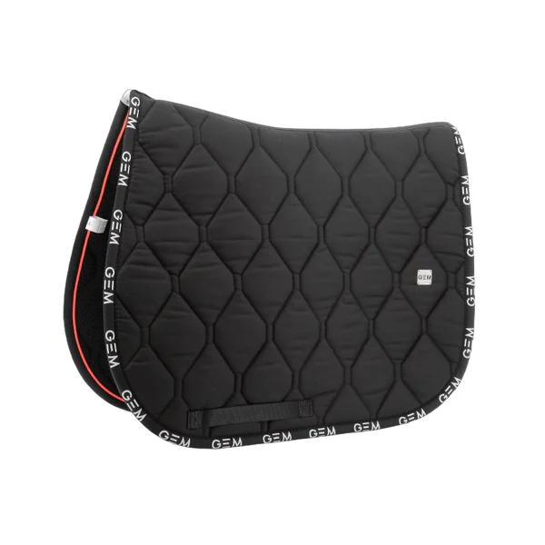 GEM - Tapis de selle Love noir