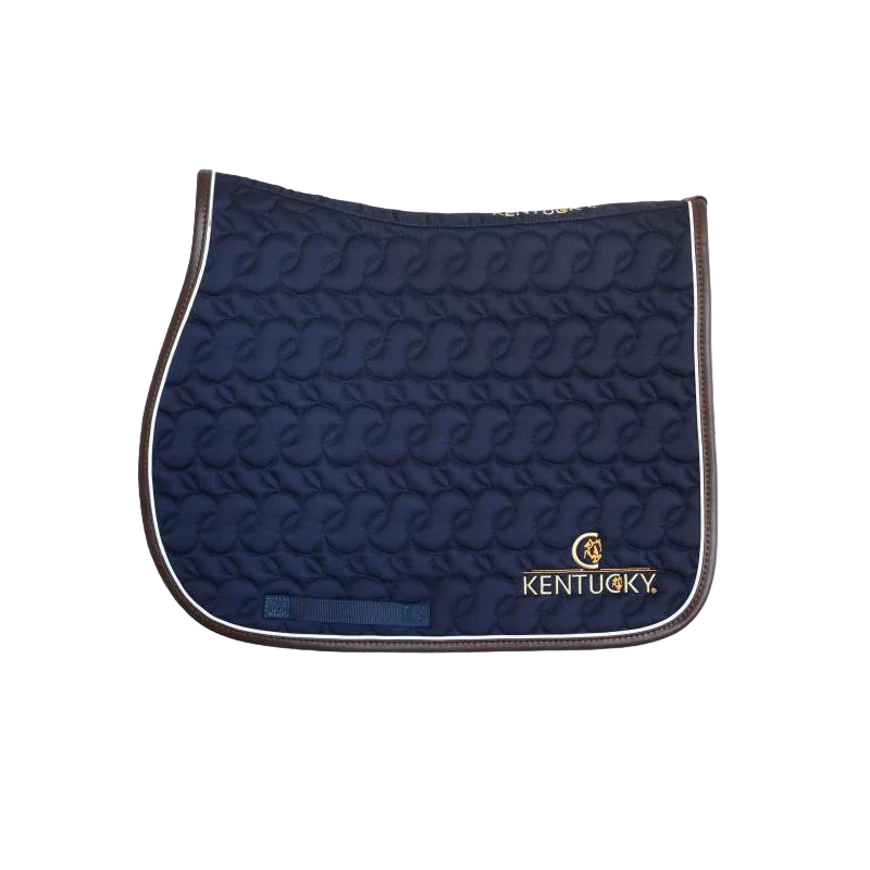 Kentucky Horsewear - Tapis de selle marine avec logo