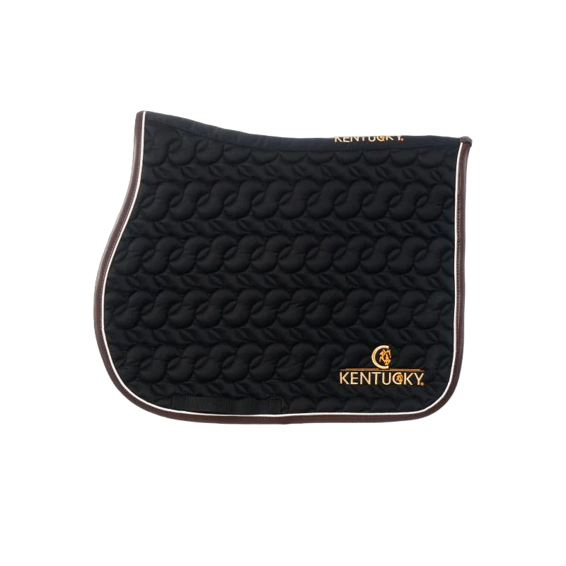 Kentucky Horsewear - Tapis de selle noir avec logo
