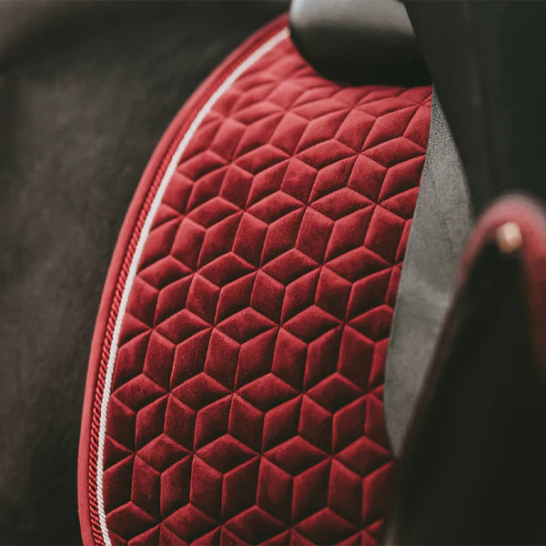 Kentucky Horsewear - Tapis de dressage Velvet bordeaux