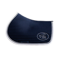 Jump'In - Tapis de selle Balthazar marine/ blanc