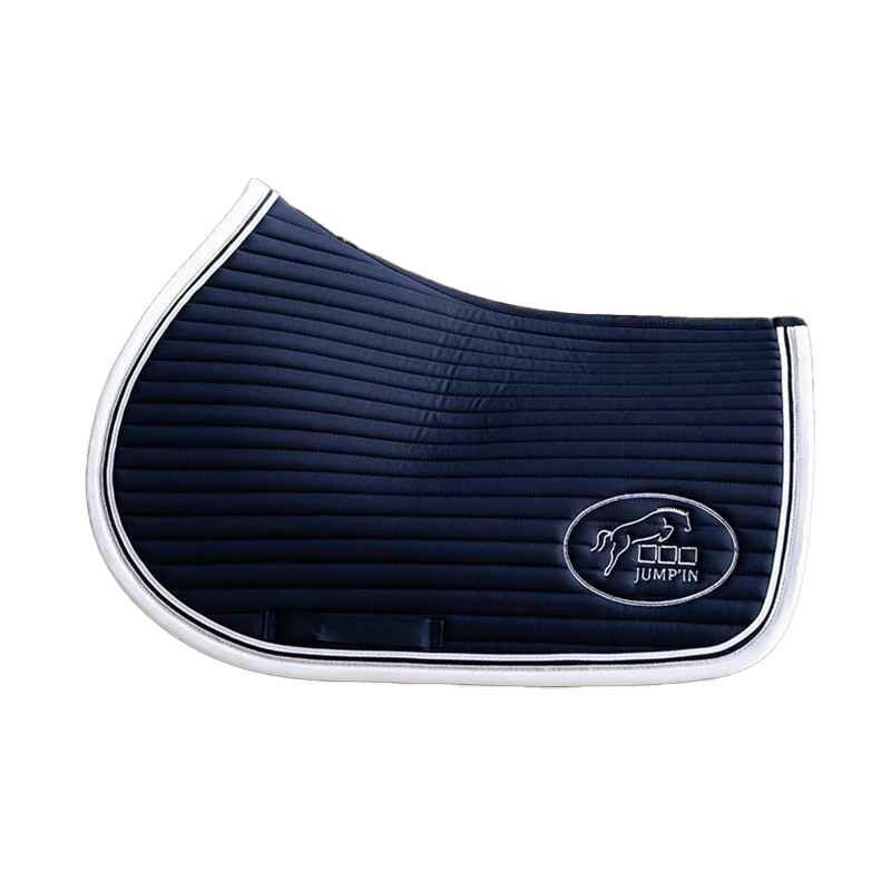 Jump'In - Tapis de selle Balthazar marine/ blanc