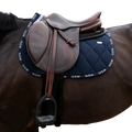 GEM - Tapis de selle Love marine/ sliver